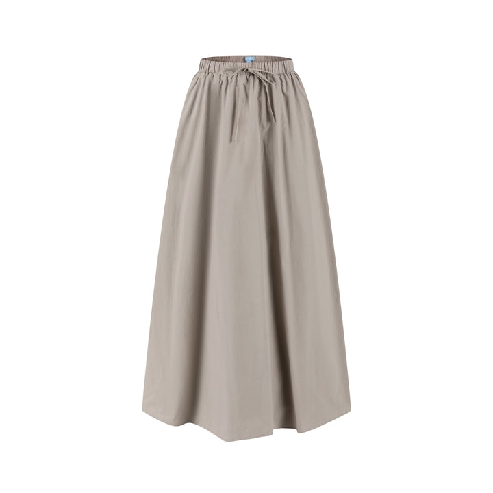 Drawstring Skirt - Stone