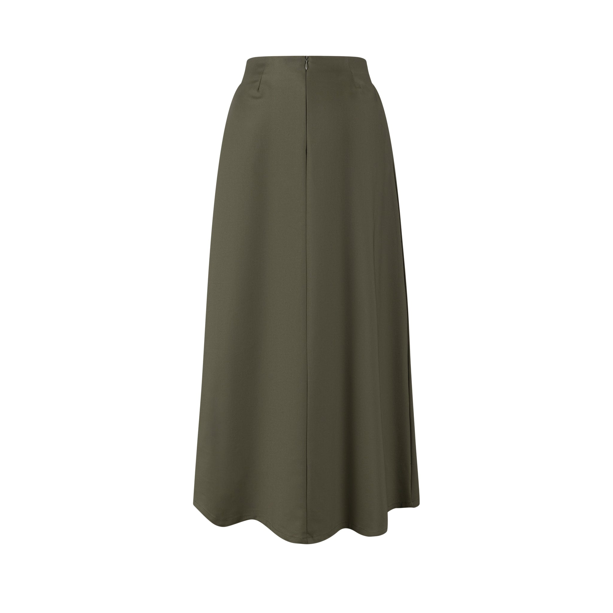 Aline Buckle Skirt- Green Moss