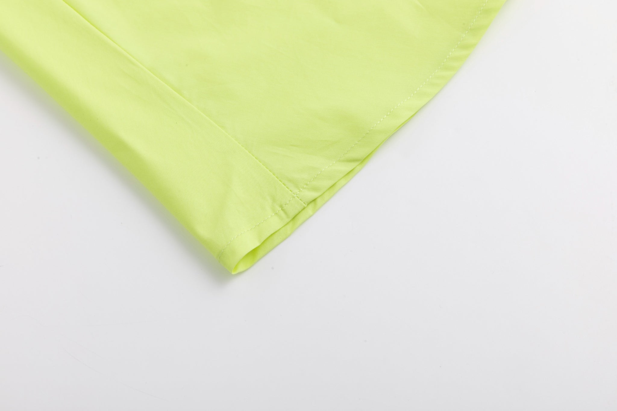 Drawstring Circle Skirt - Lime