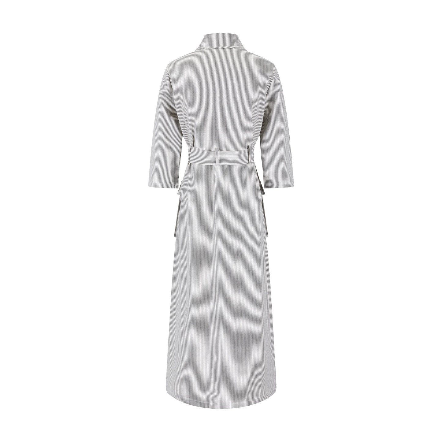 Stripe Pocket Dress - Black/White