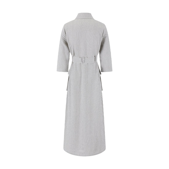 Stripe Pocket Dress - Black/White