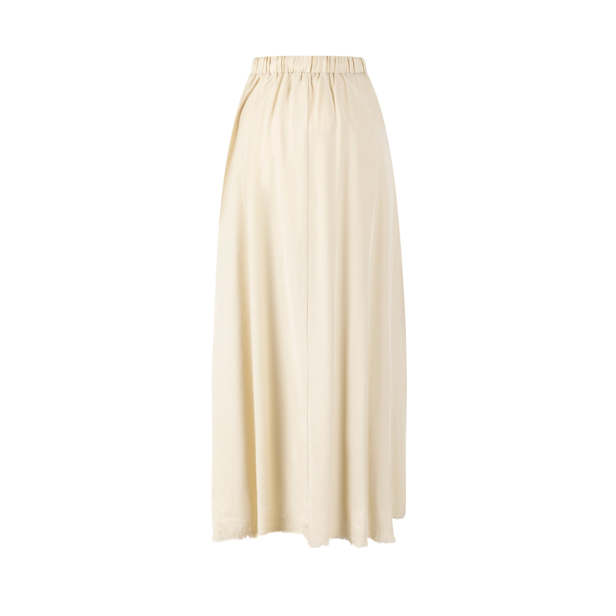 Drawstring Waistband Skirt- Parchment