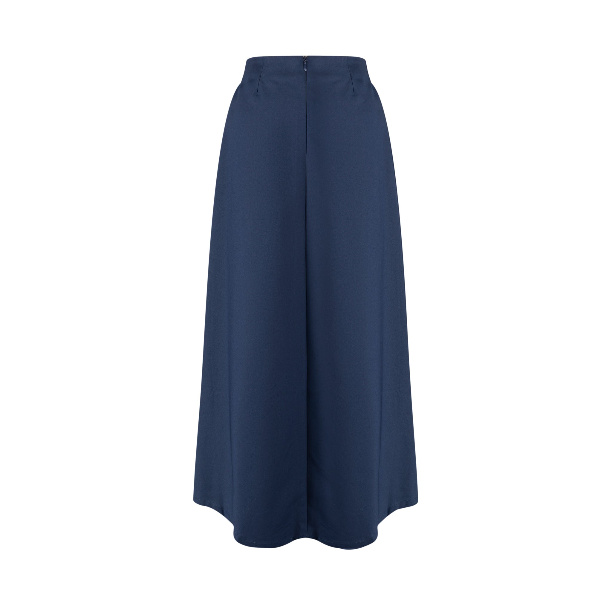 Aline Buckle Skirt- Navy