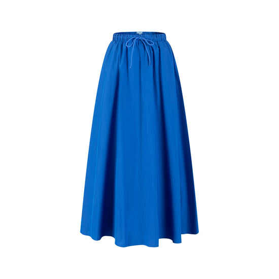 Drawstring Circle Skirt - Royal Blue