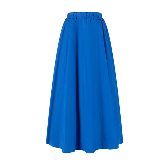 Drawstring Circle Skirt - Royal Blue