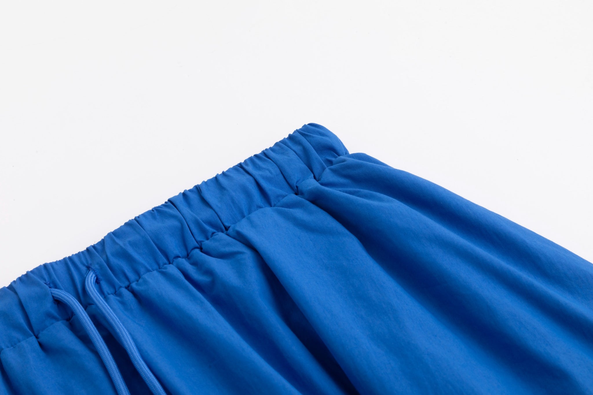 Drawstring Circle Skirt - Royal Blue