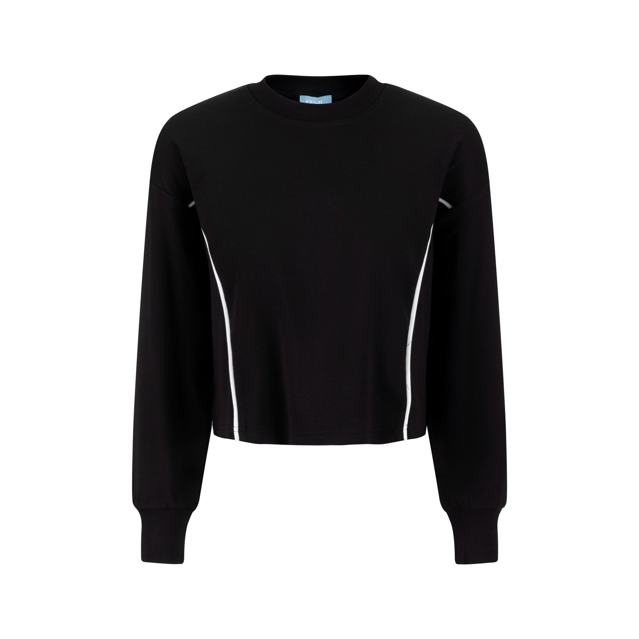 Side Piping Top - Black