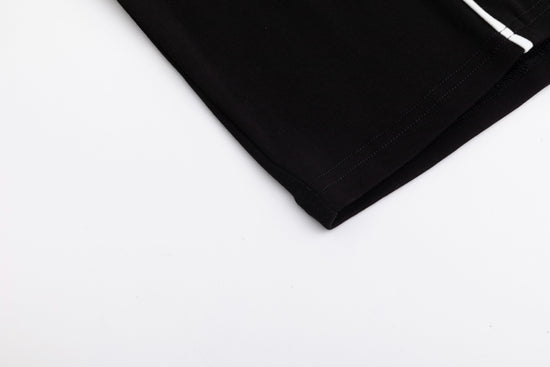 Side Piping Top - Black