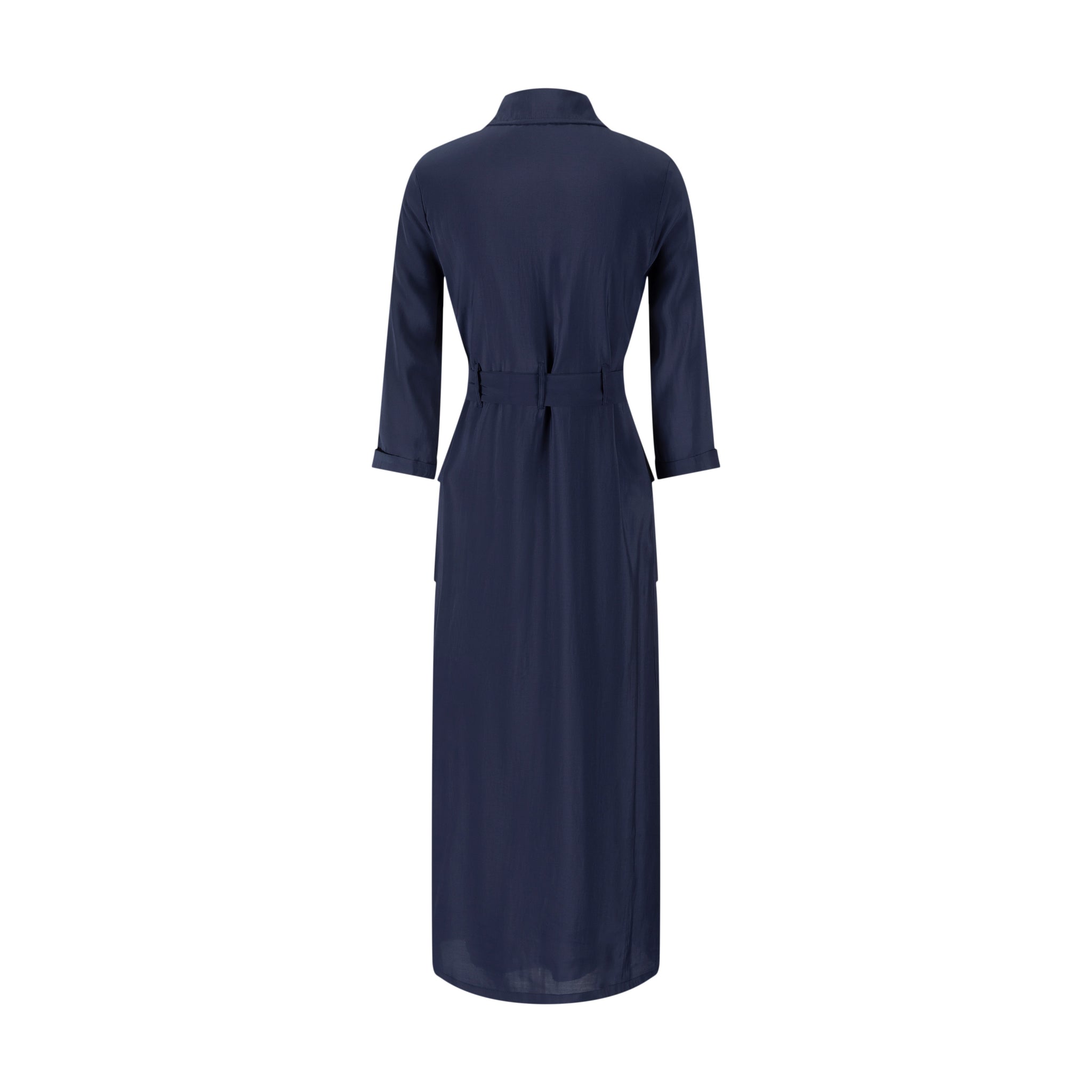 Cargo Linen Dress - Midnight