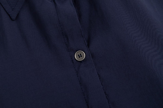 Cargo Linen Dress - Midnight