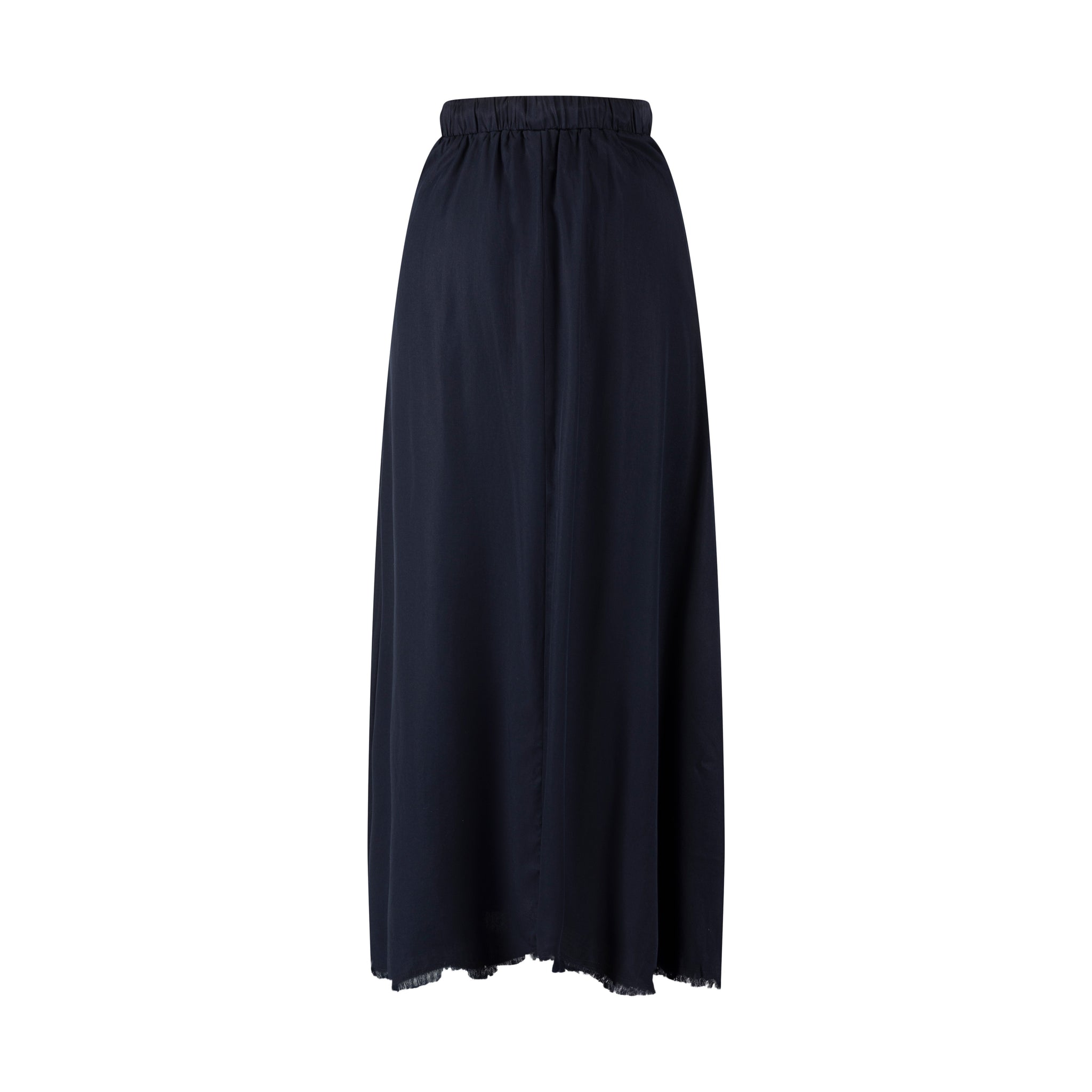 Drawstring Waistband Skirt- Midnight