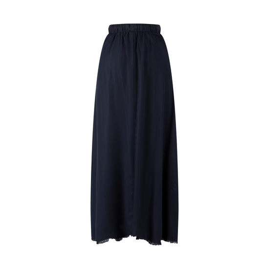 Drawstring Waistband Skirt- Midnight