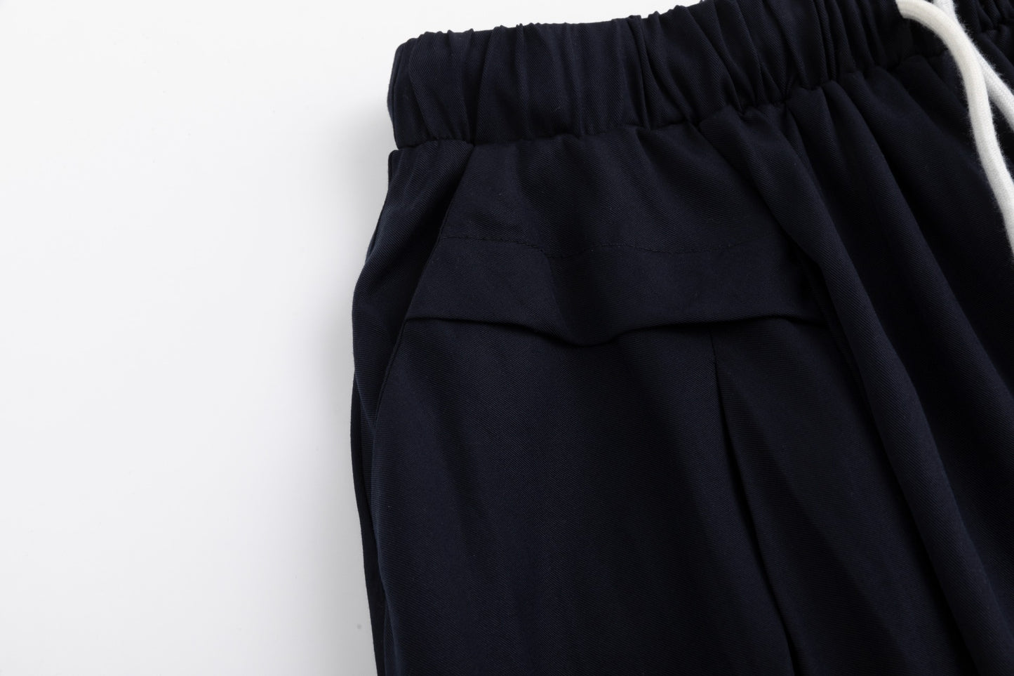 Drawstring Waistband Skirt- Midnight