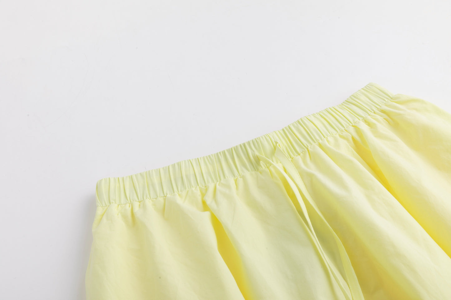 Drawstring Skirt - Lemon