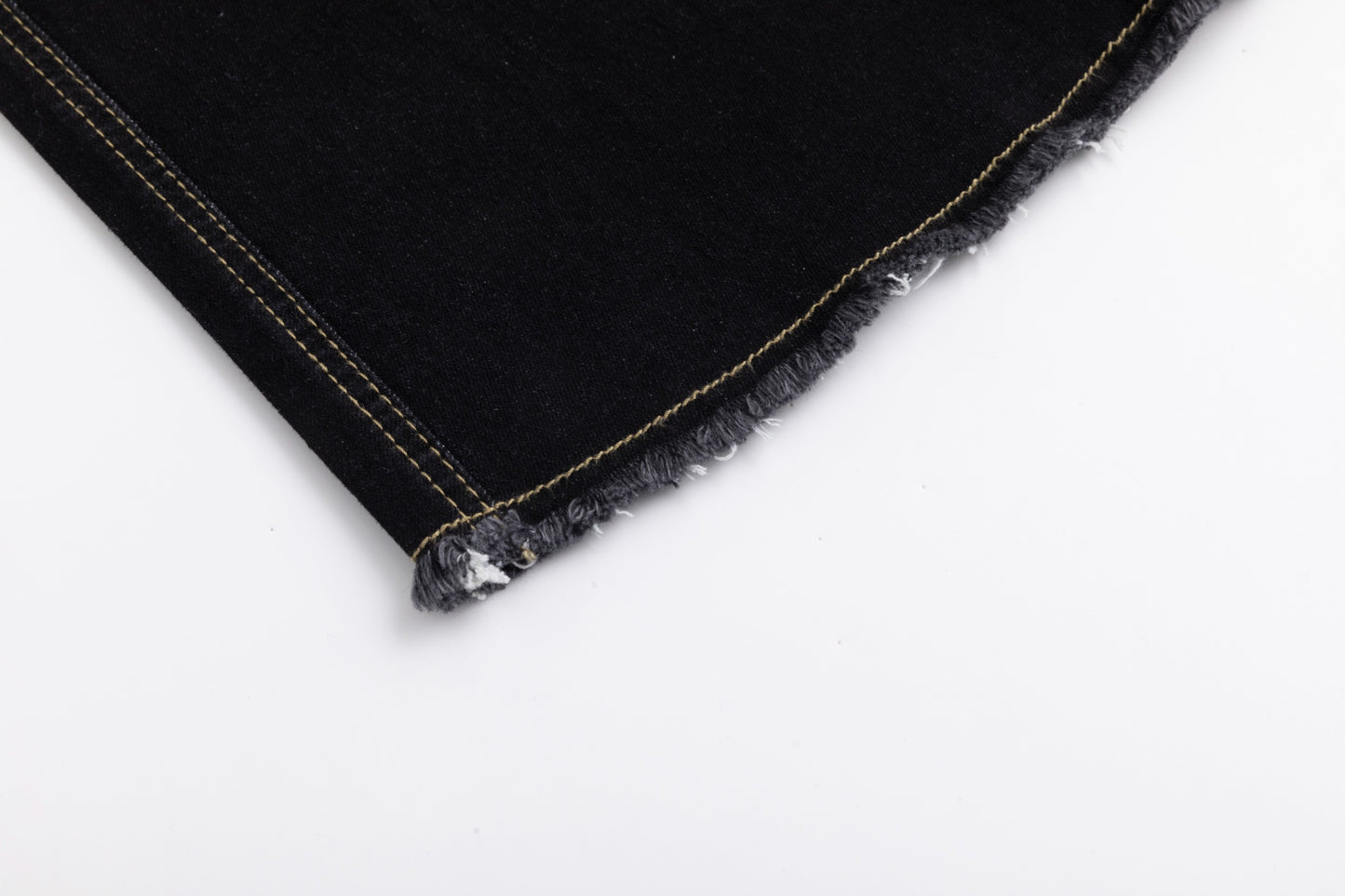 3 Button Denim Skirt-Black Denim