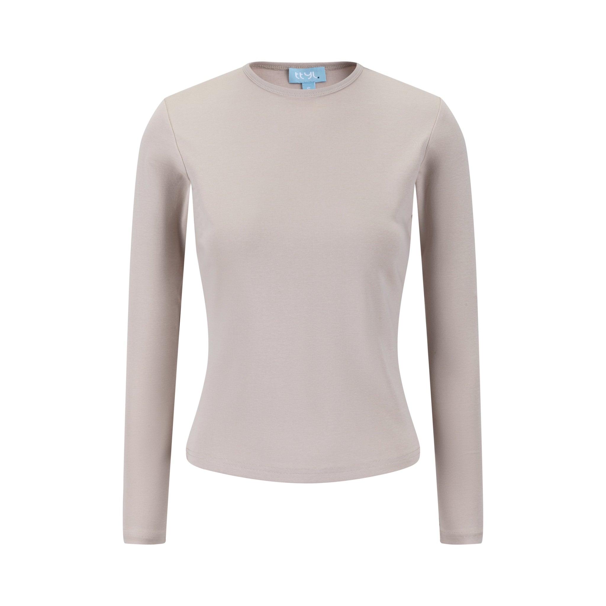 Basic Flat Tee - Stone