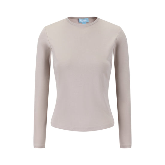 Basic Flat Tee - Stone