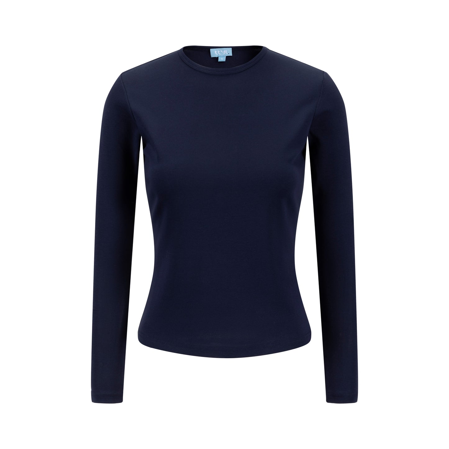 Basic Flat Tee - Navy