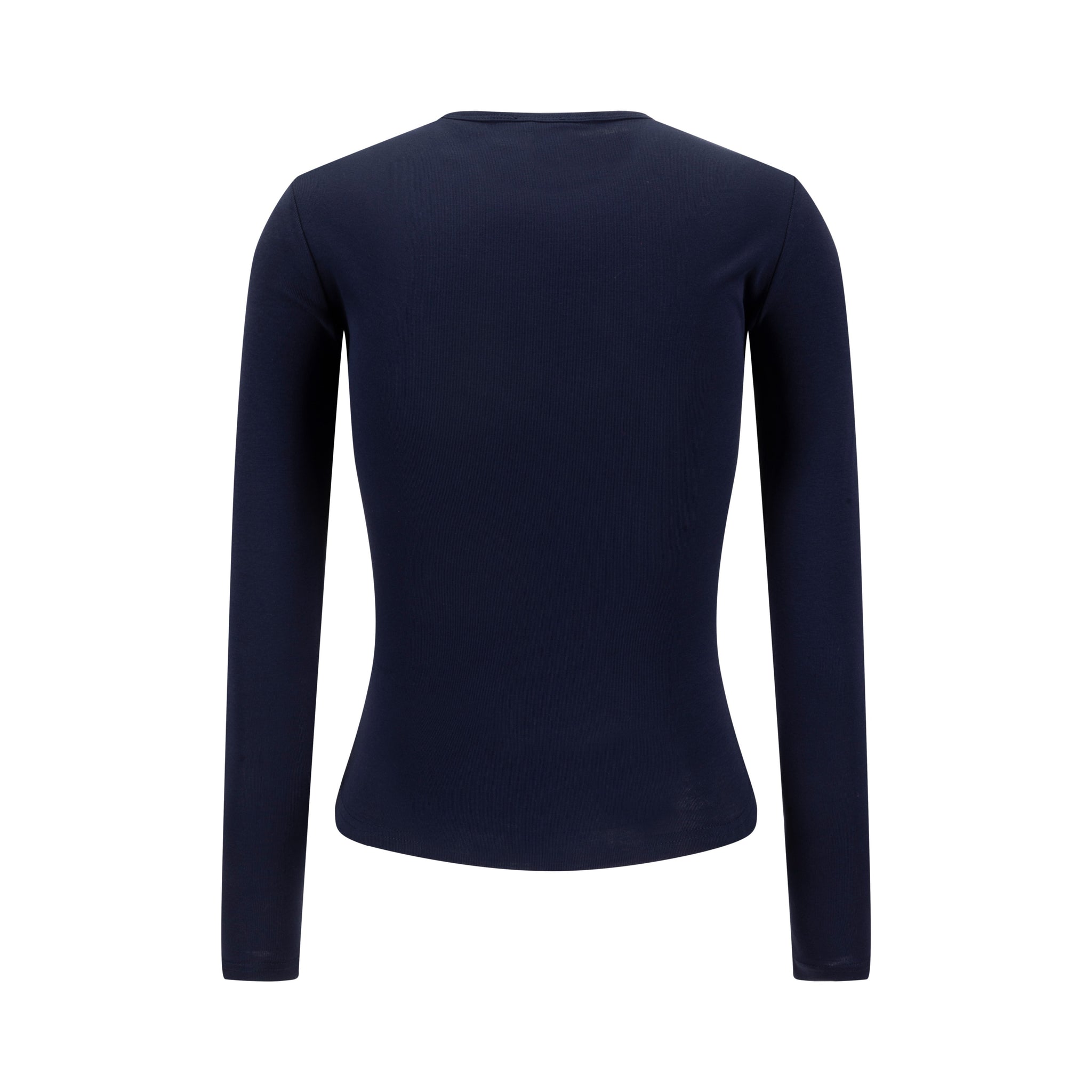 Basic Flat Tee - Navy
