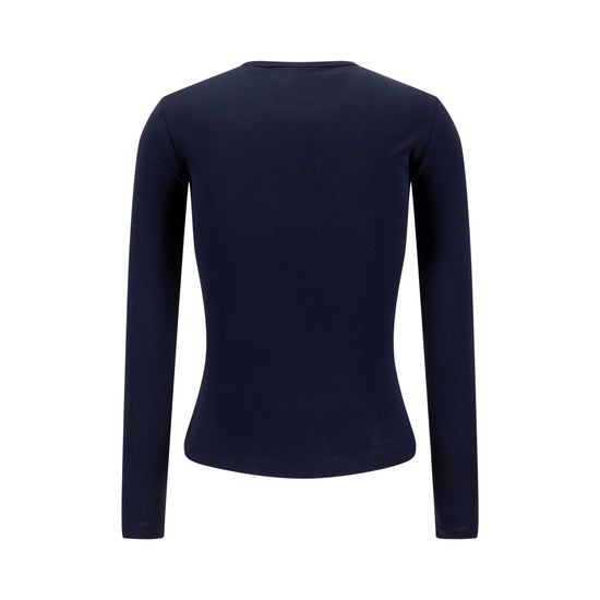 Basic Flat Tee - Navy