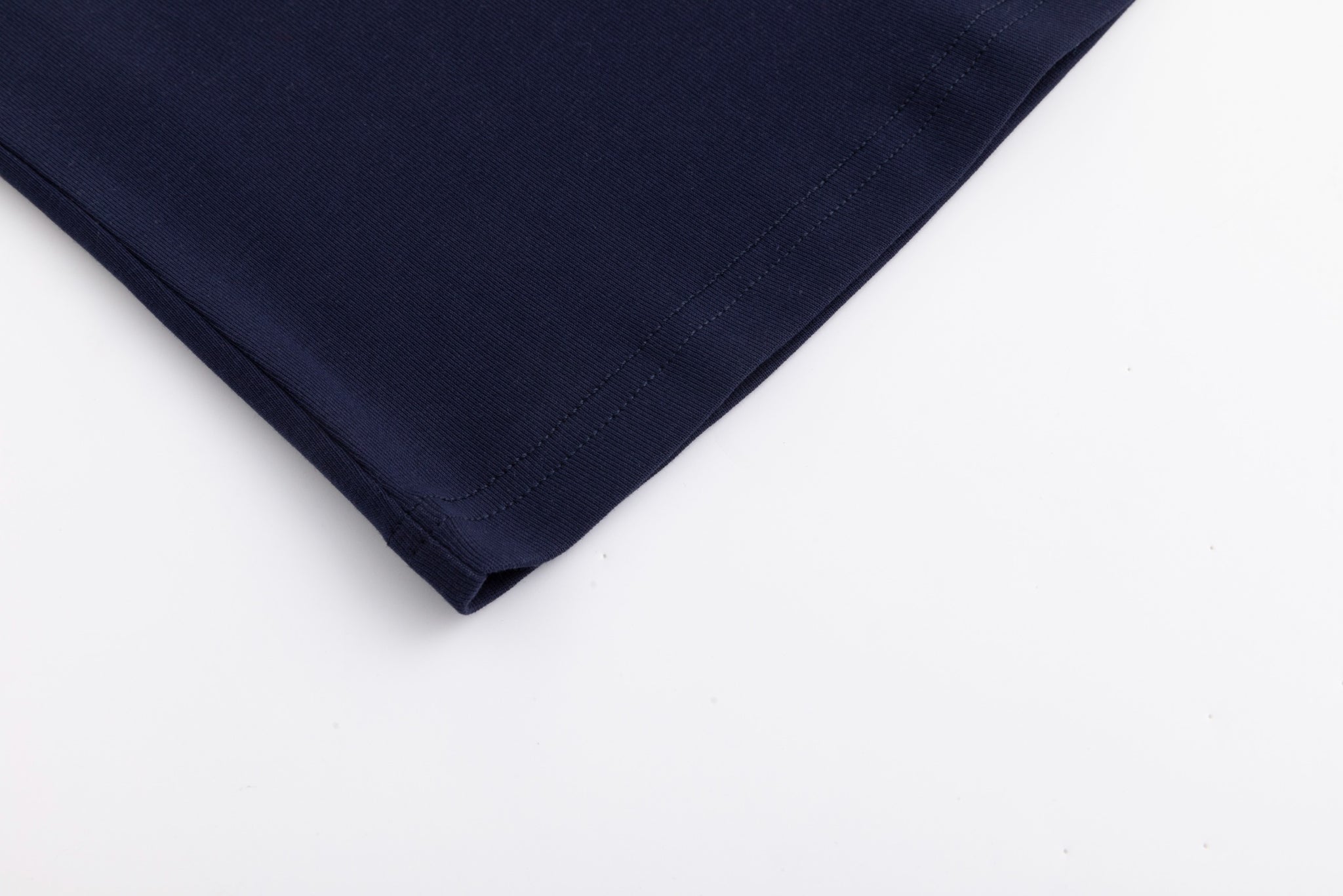 Basic Flat Tee - Navy