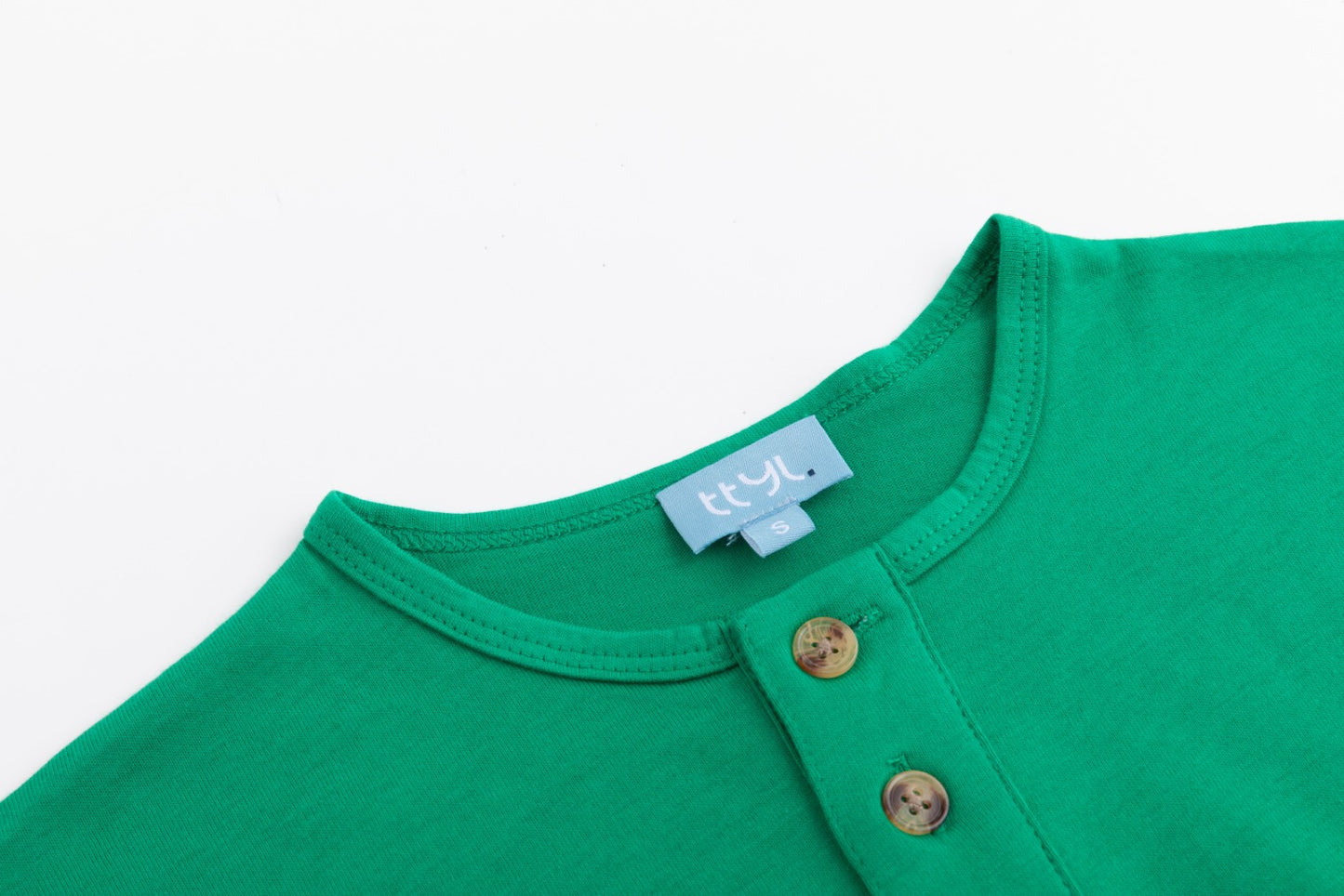 Basic Placket Dolman - Kelly Green