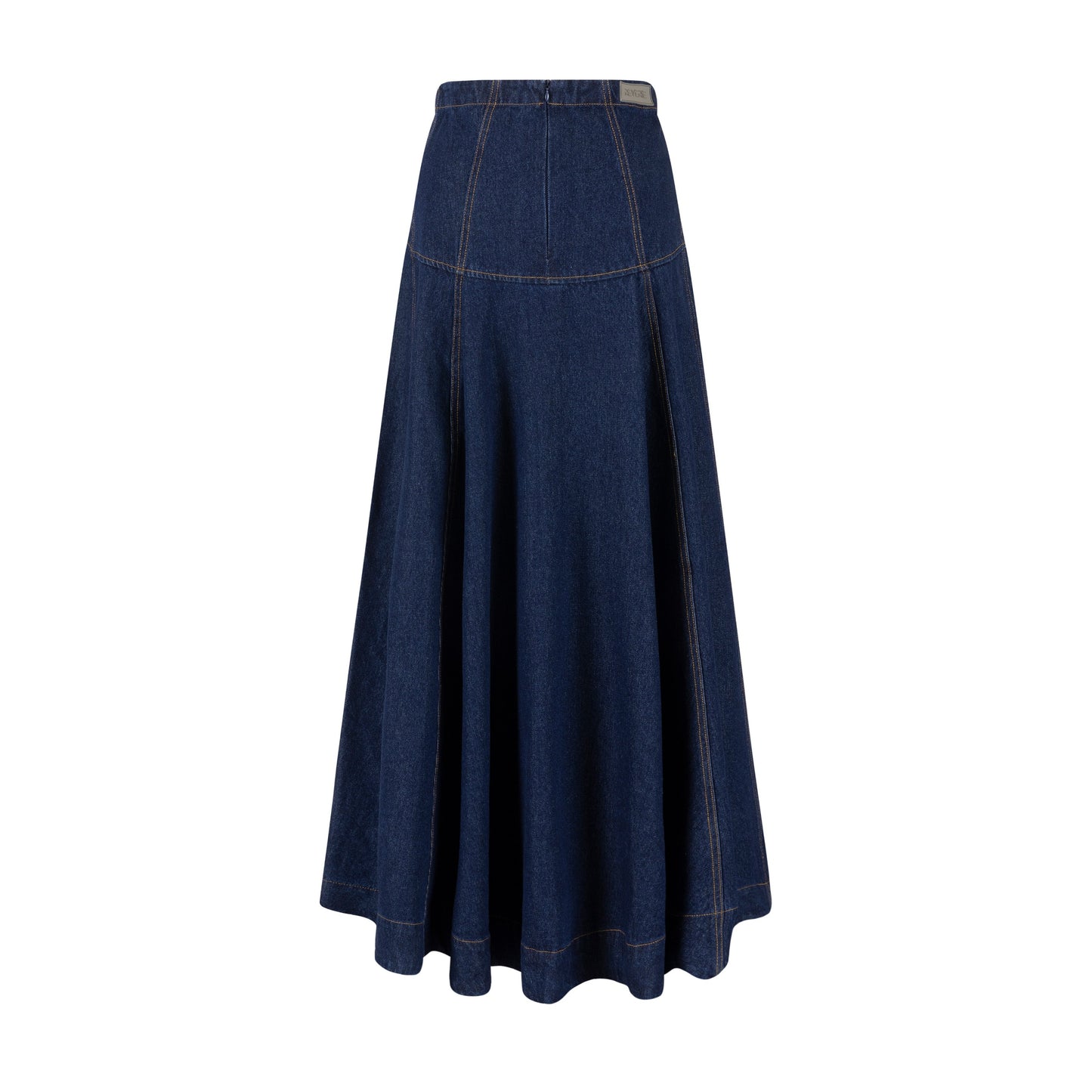 Aline Circle Skirt- Denim - Dark Blue