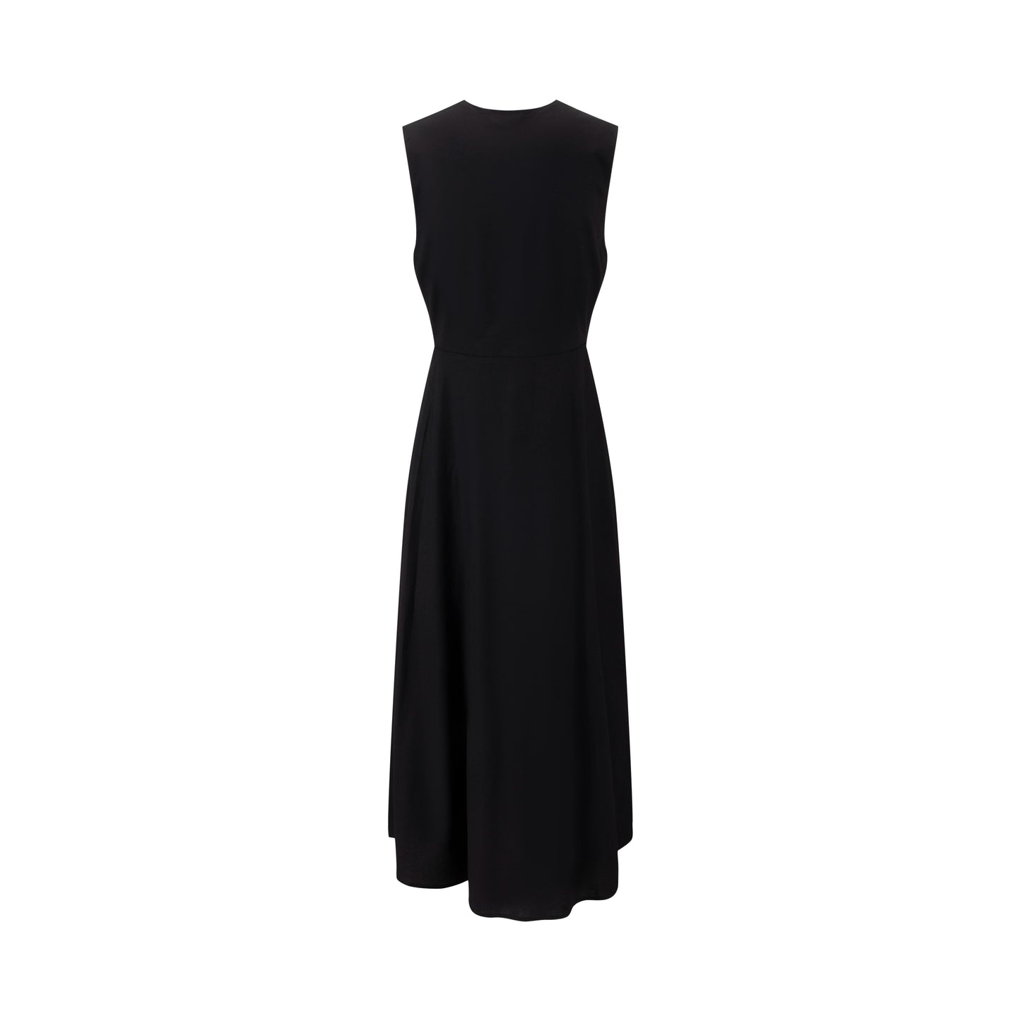 Solid Black Wrap Jumper