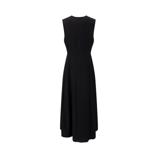 Solid Black Wrap Jumper