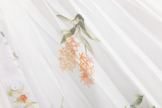 Light Floral Overlay Dress