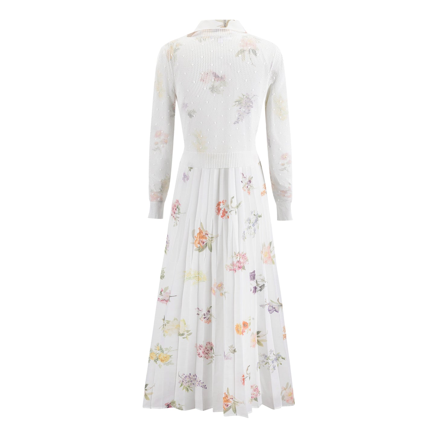Light Floral Overlay Dress
