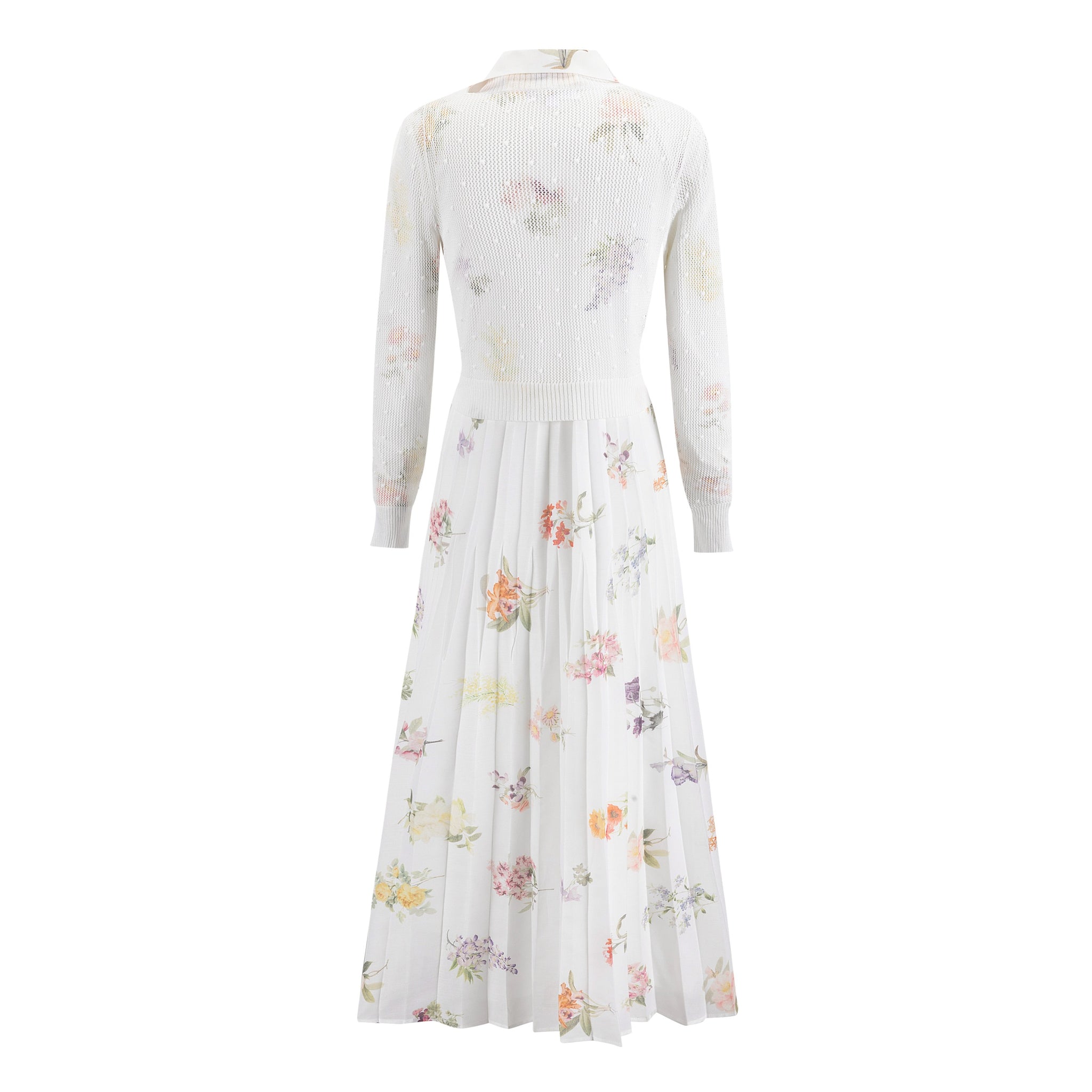 Light Floral Overlay Dress