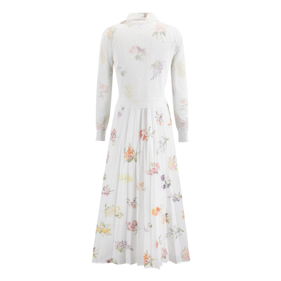Light Floral Overlay Dress