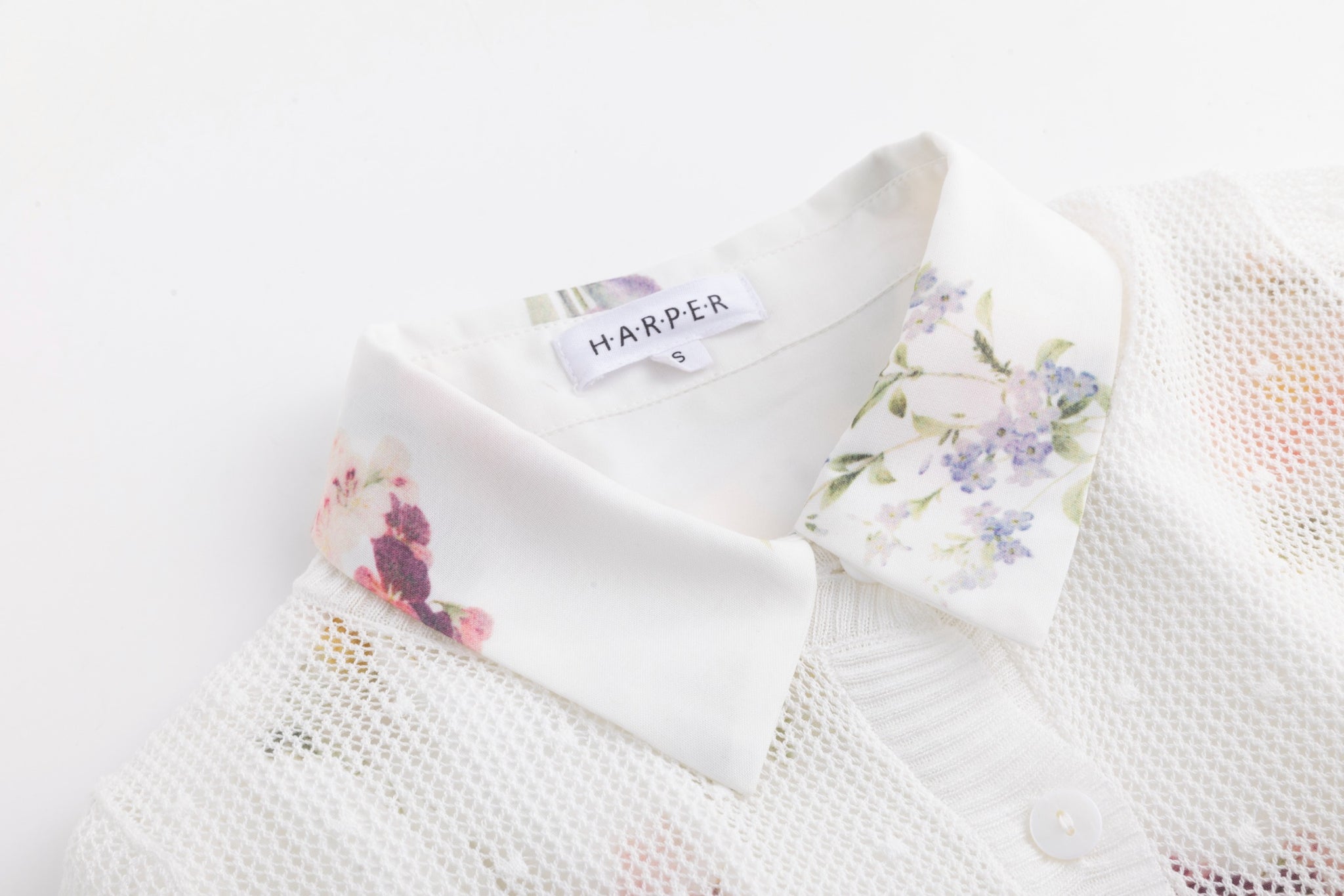 Light Floral Overlay Dress