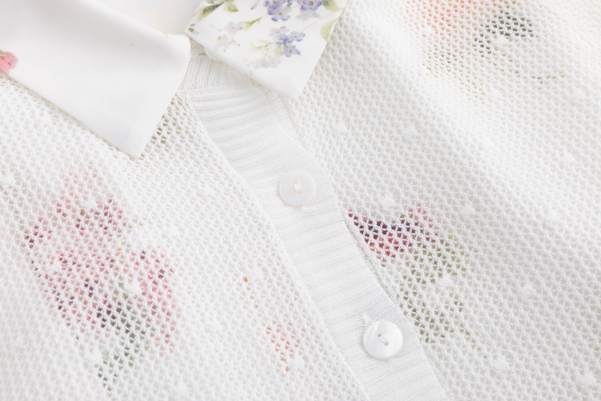 Light Floral Overlay Dress