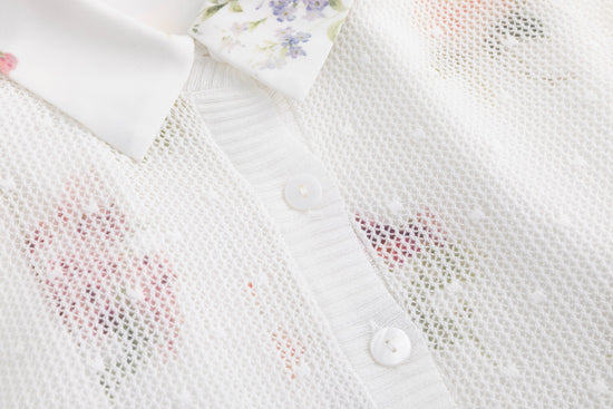 Light Floral Overlay Dress