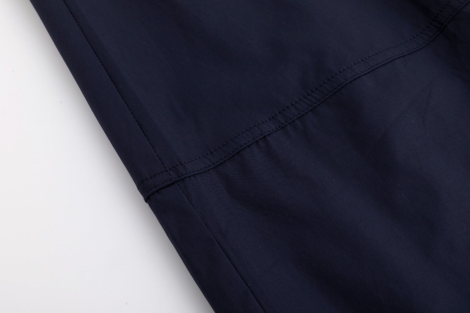 Cotton Skirt With Pockets - Navy