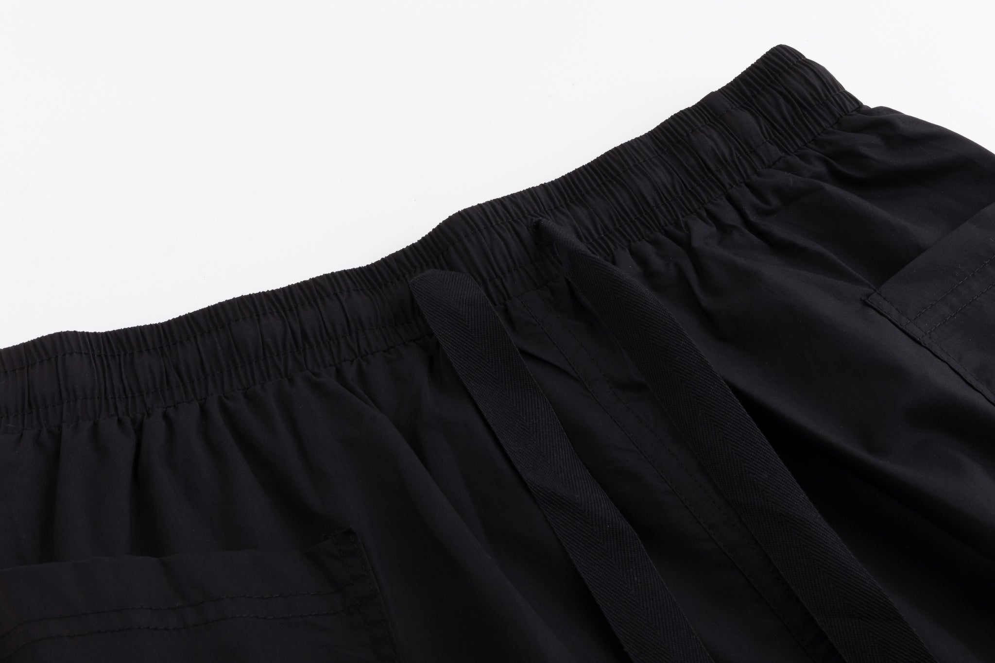 Cotton Skirt With Pockets - Black