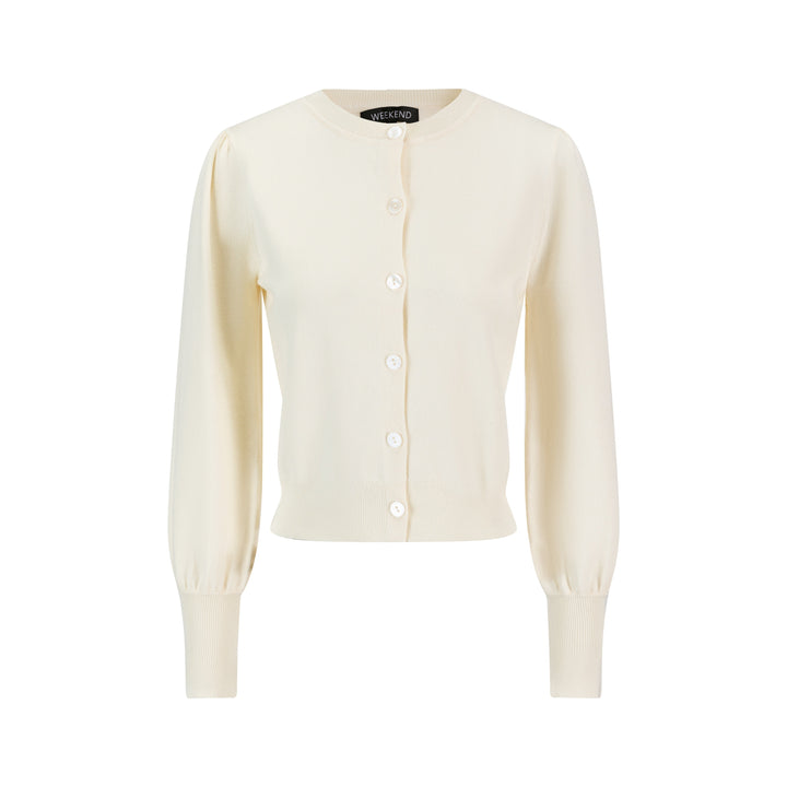 Knit Cardigan With Embroidery