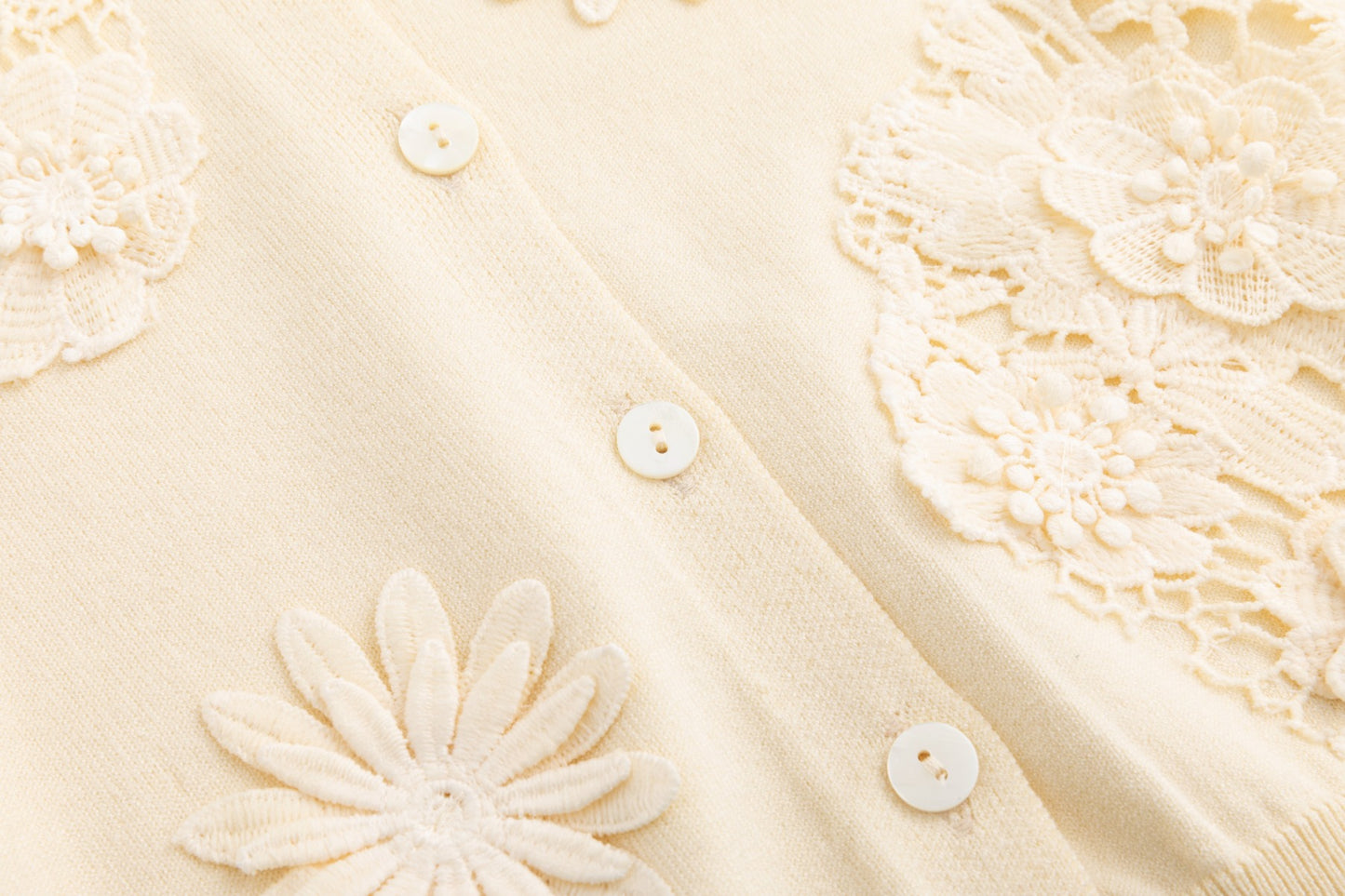 Slip Dress With Knit Cardigan - Pale Yellow