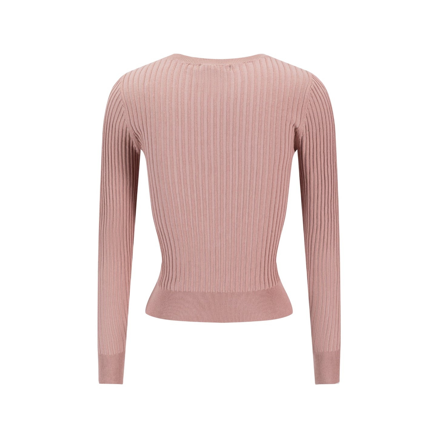 Rose Blush Sweater With White Floral