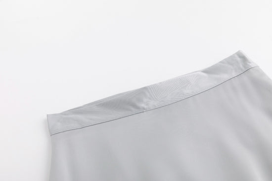 Pale Blue Slip Skirt