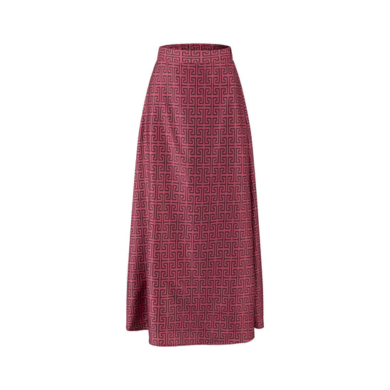 Logo Pink Slip Skirt