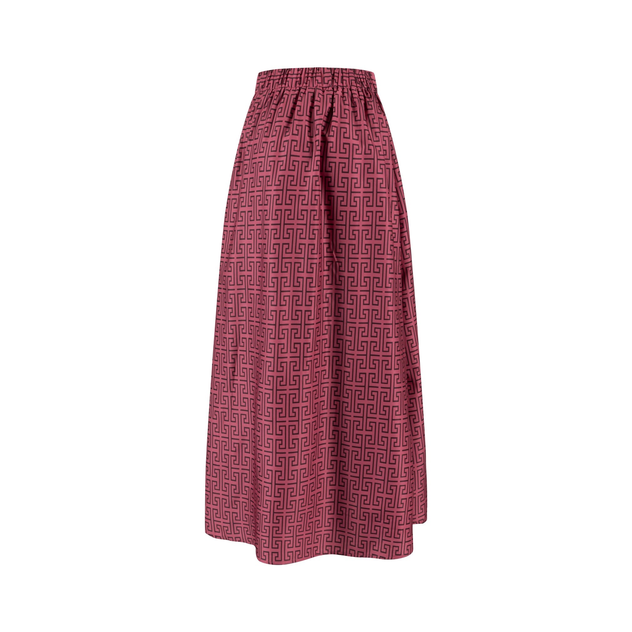 Logo Pink Slip Skirt