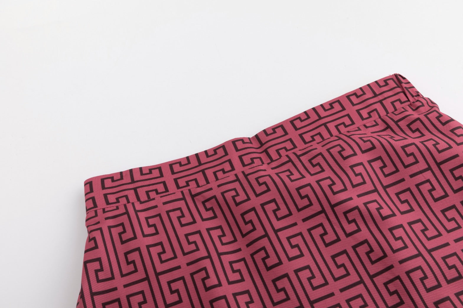 Logo Pink Slip Skirt