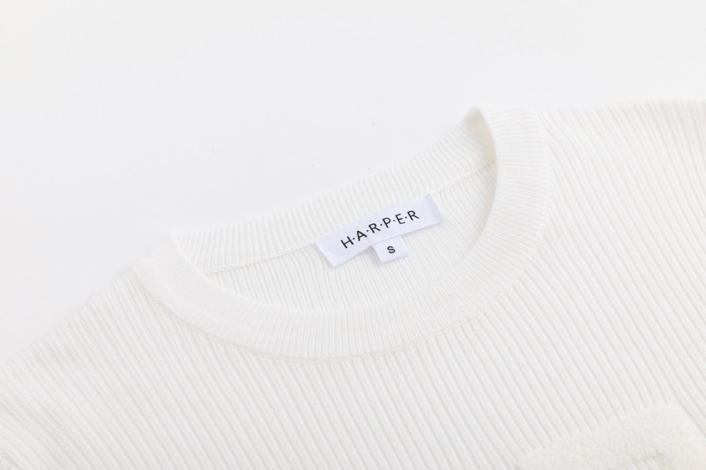Logo Patch Sweater - White