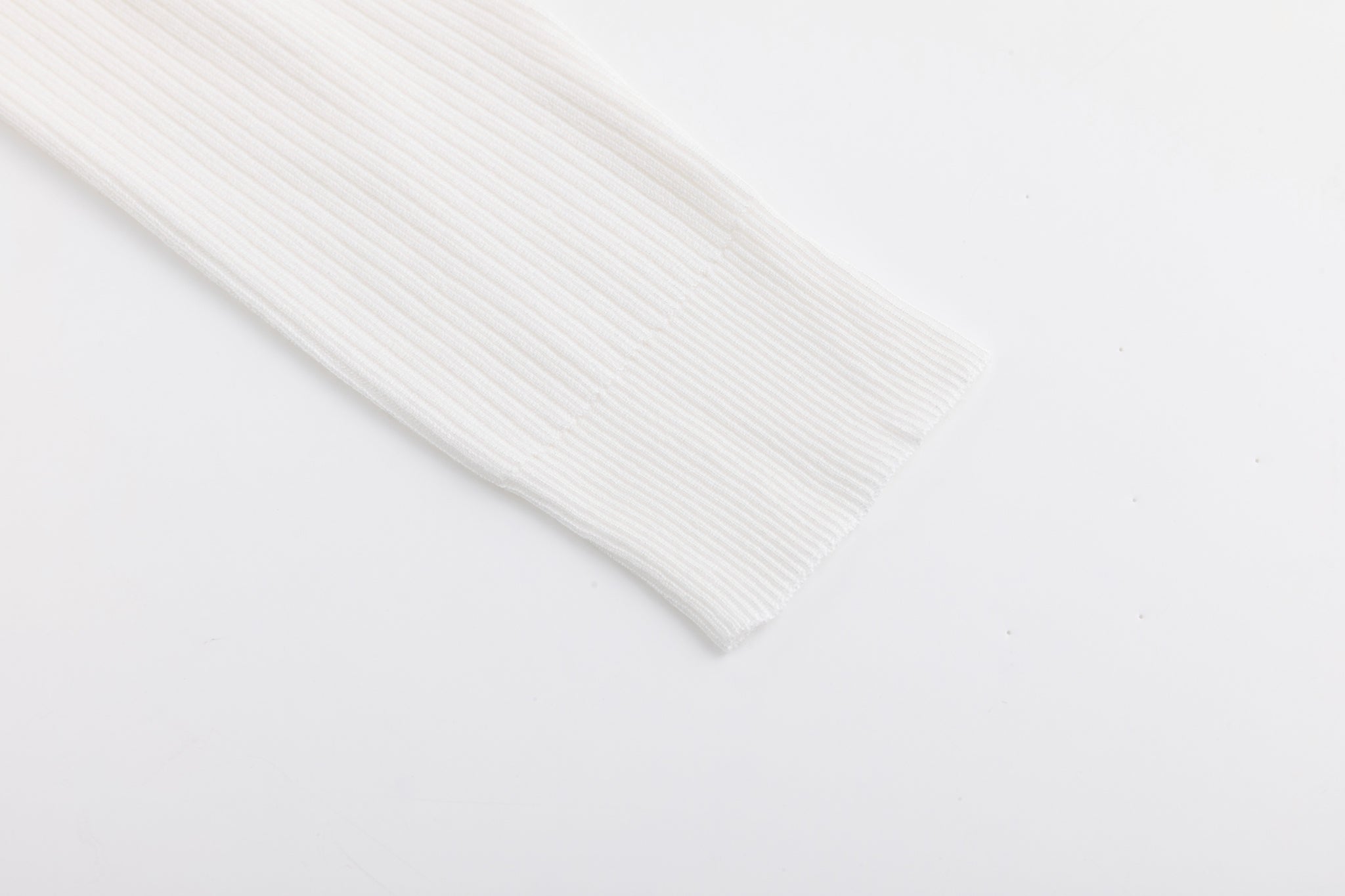 Logo Patch Sweater - White