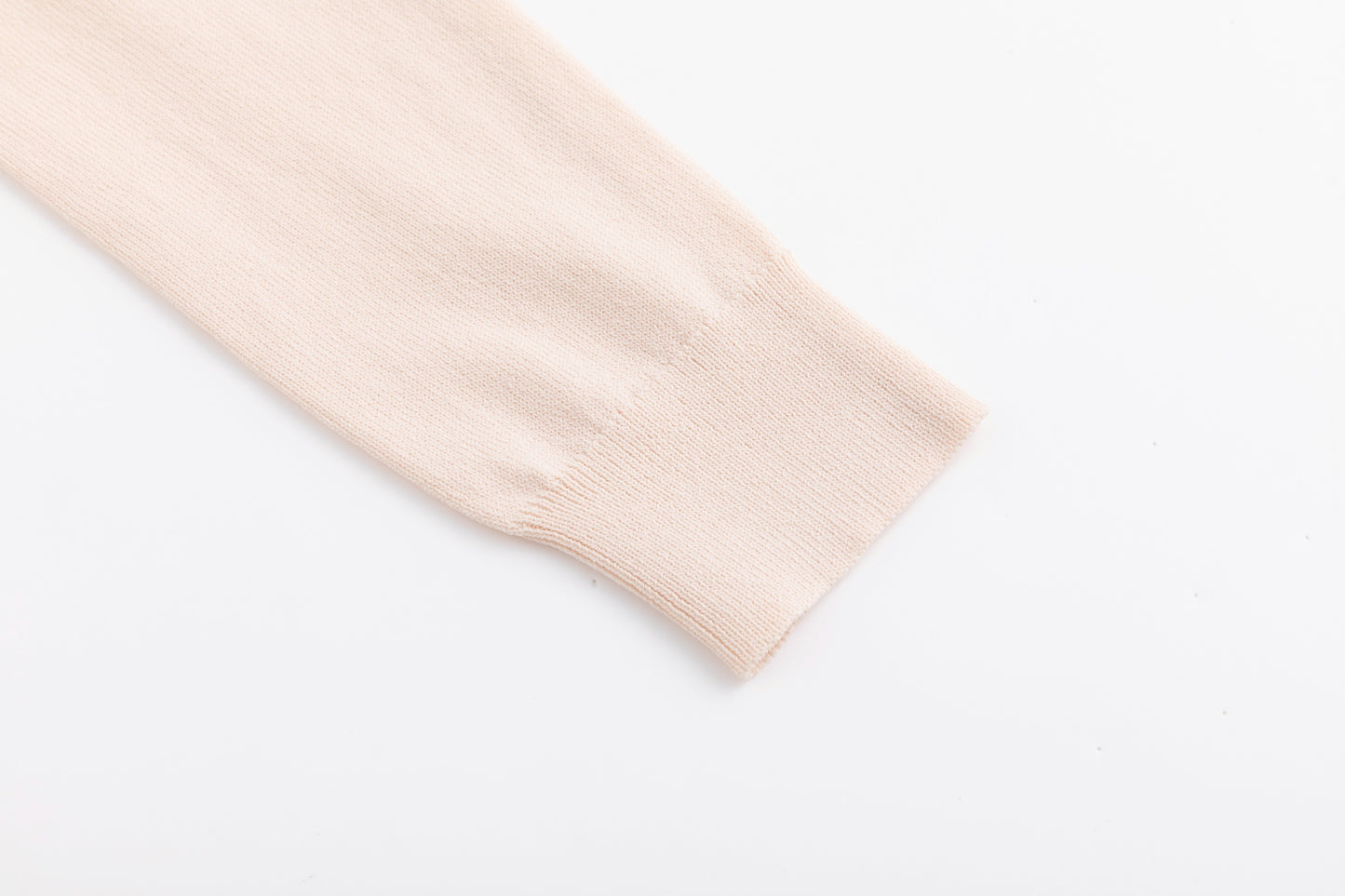 Blushy Pink Cardigan With Pearl Buttons