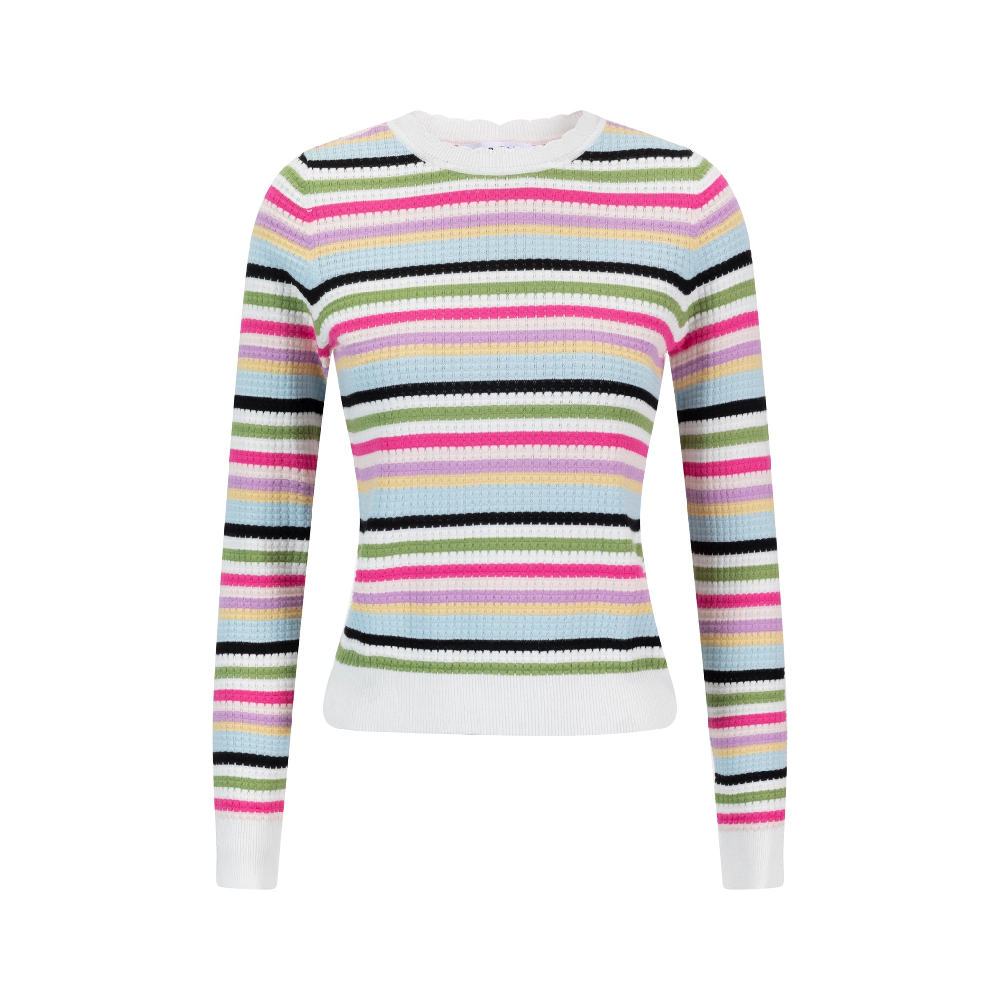 Colorful Striped Knit Top