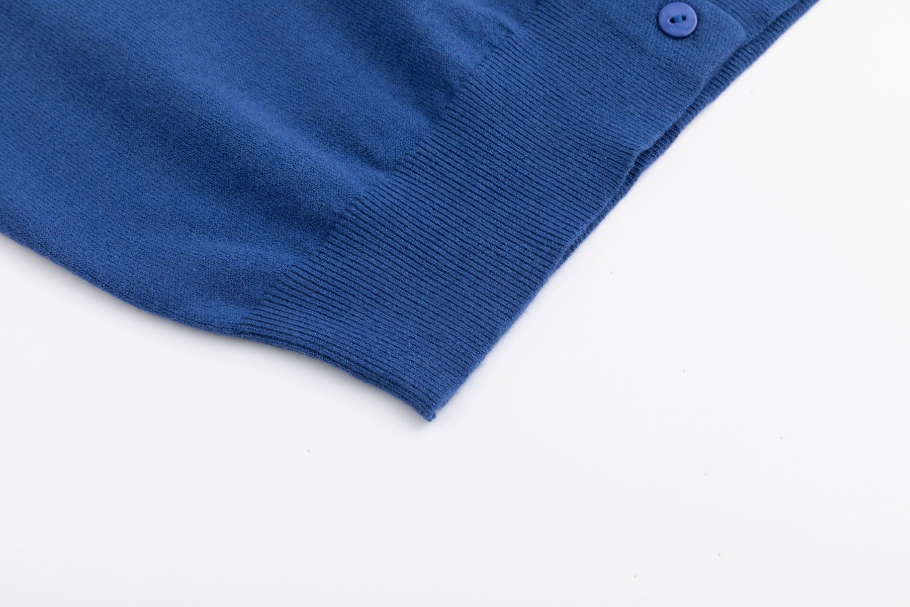 Bishop Sleeve Blue Knit Cardigan